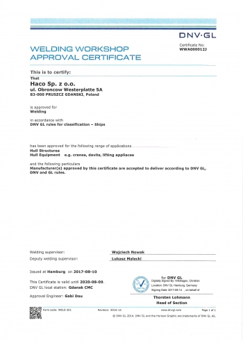 DNV-GL WORKSHOP CERTIFICATE-1